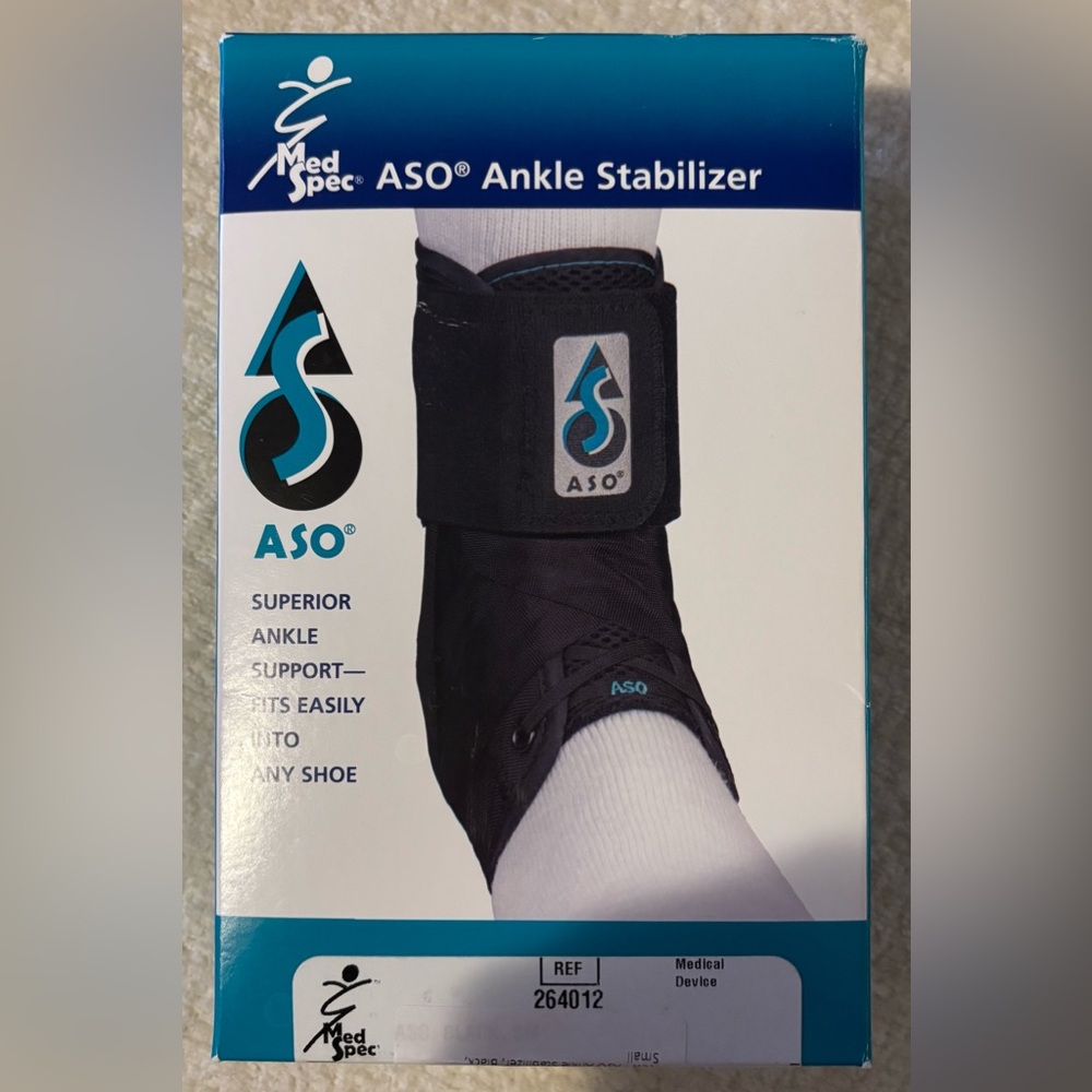 NIB ASO Ankle Stabilizer - Size Small